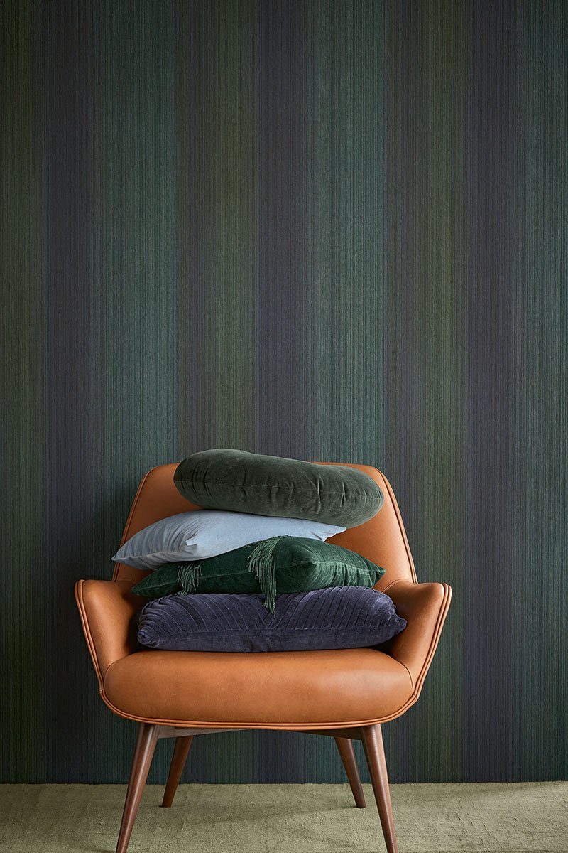 Pablo Ombre Stripe Wallpaper