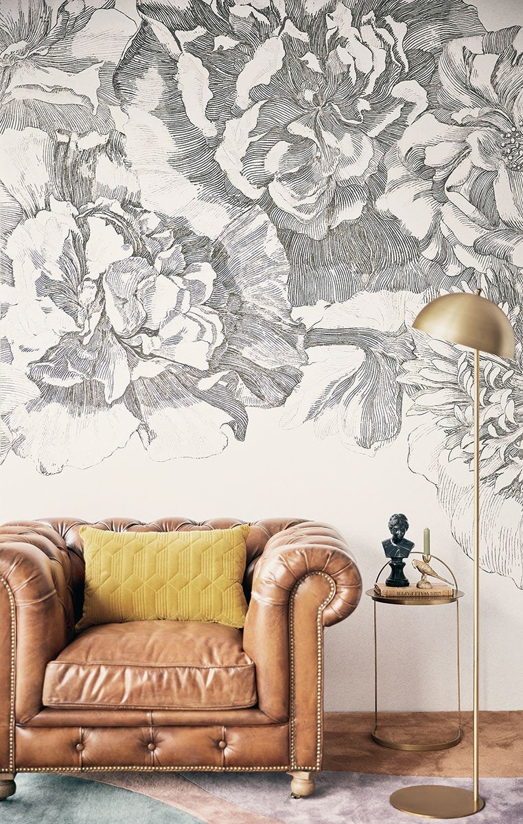 Flower Fall Wall Mural