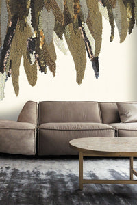 Right Fancy Feather Wall Mural