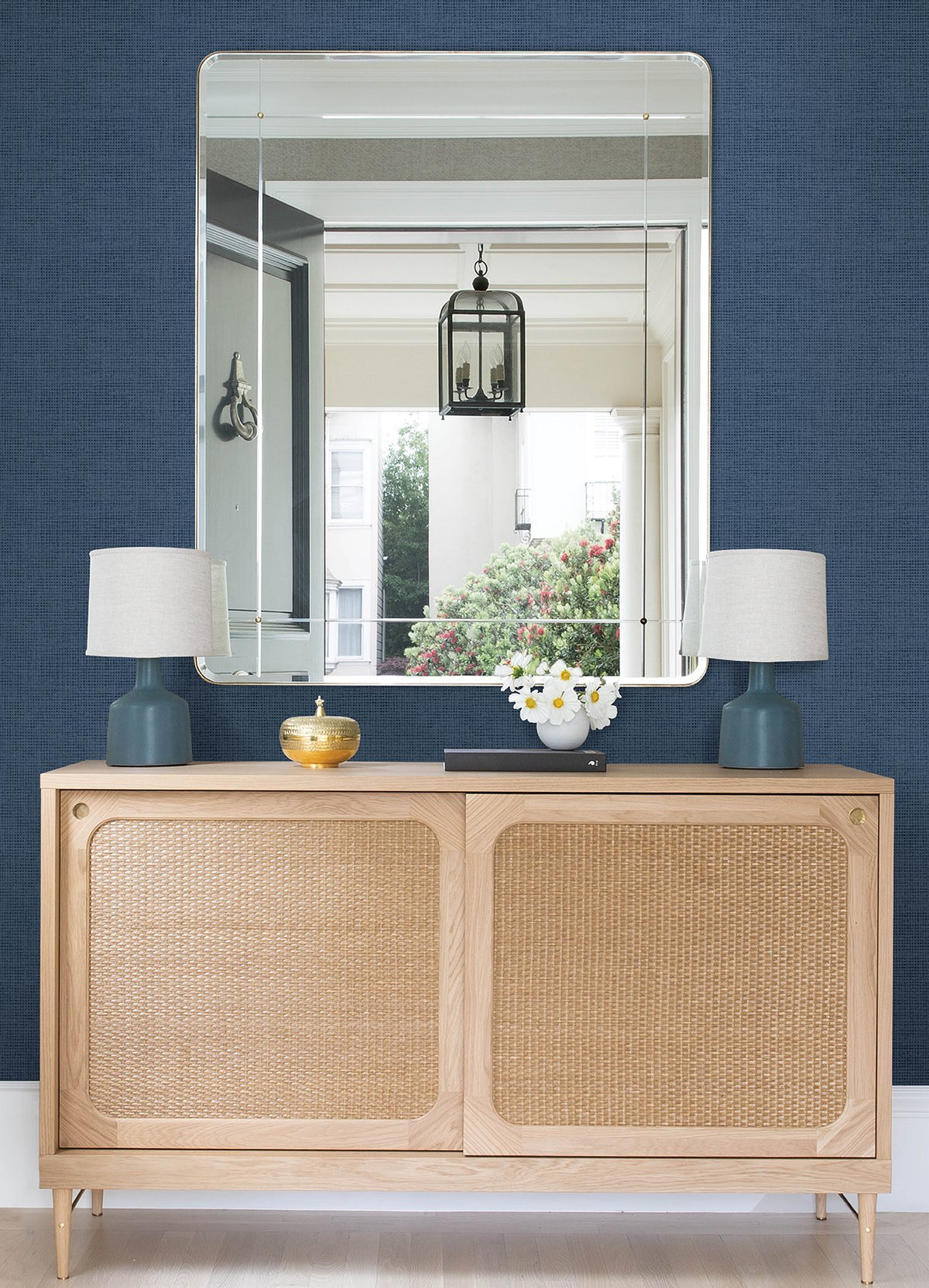 Nimmie Woven Grasscloth Wallpaper Wallpaper