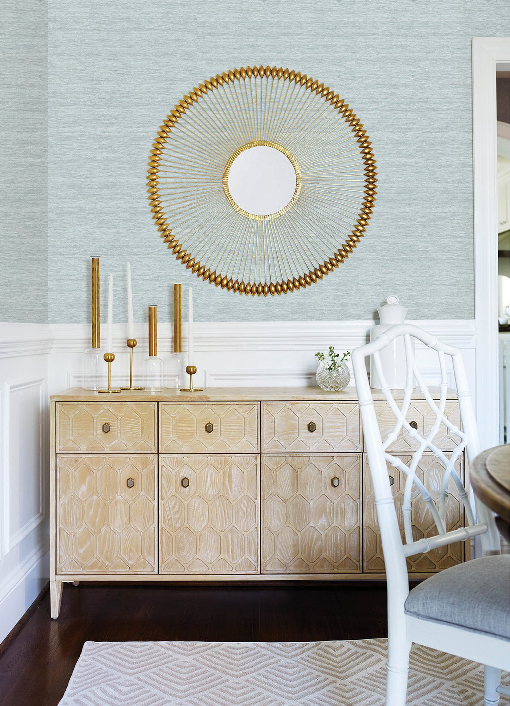 Gump Faux Grasscloth Wallpaper Wallpaper