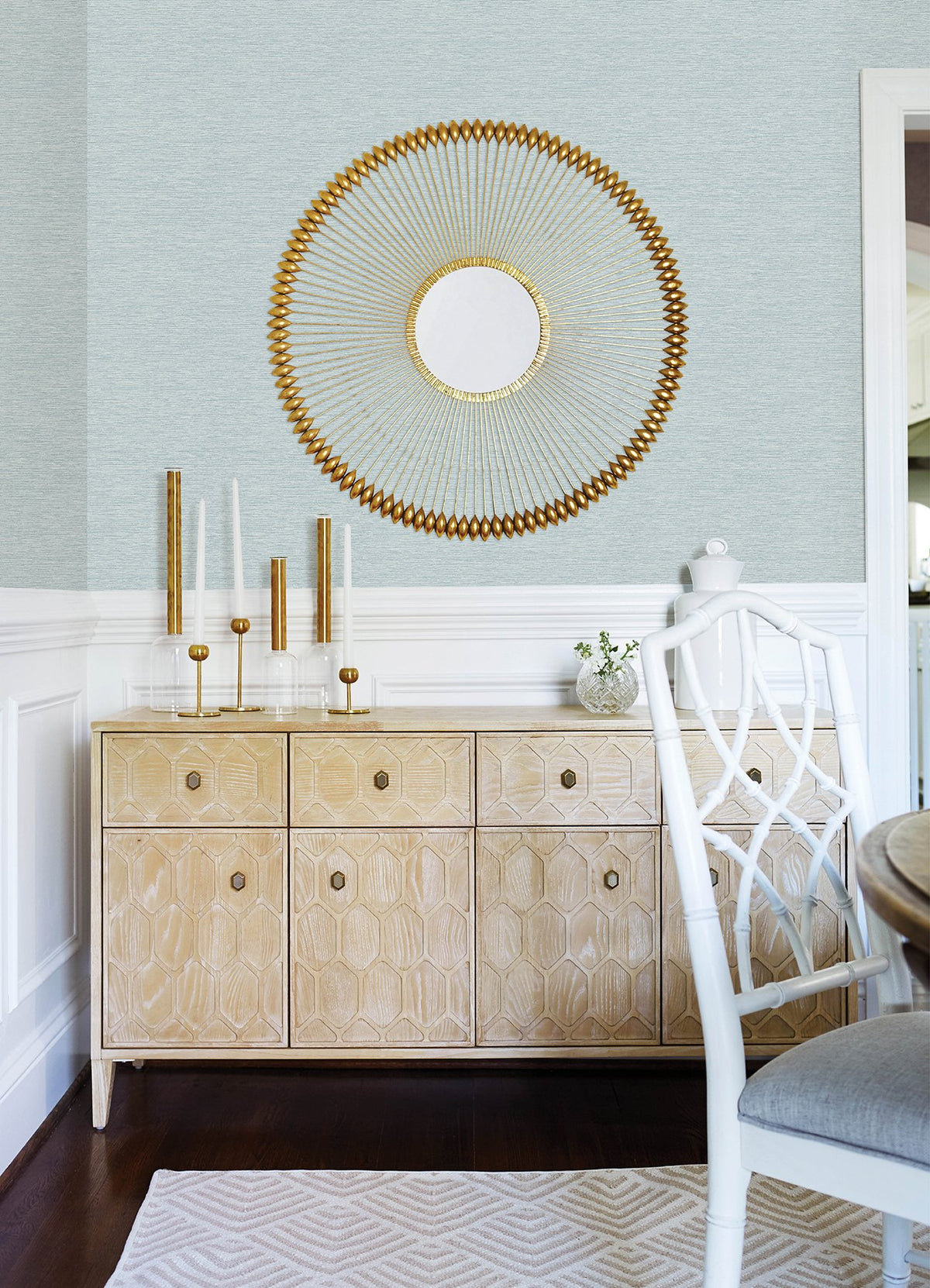 Gump Faux Grasscloth Wallpaper Wallpaper