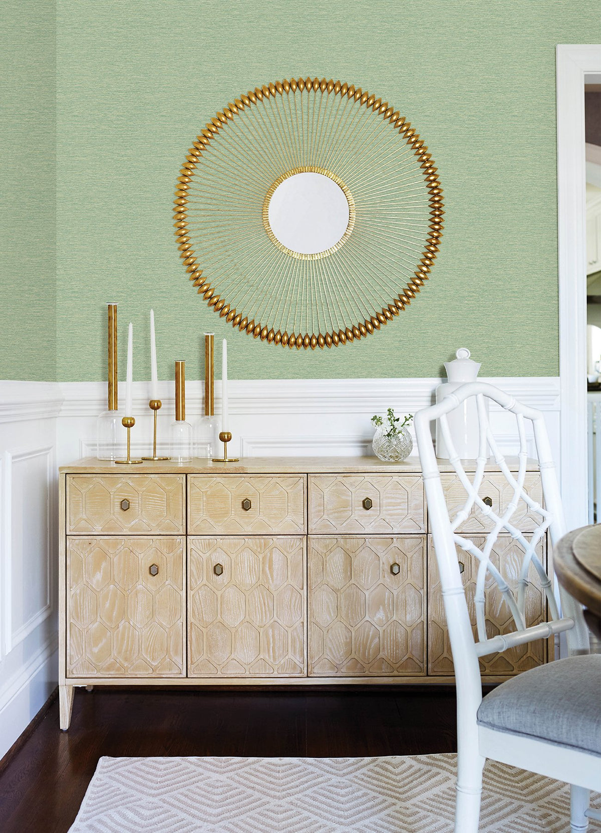 Gump Faux Grasscloth Wallpaper Wallpaper