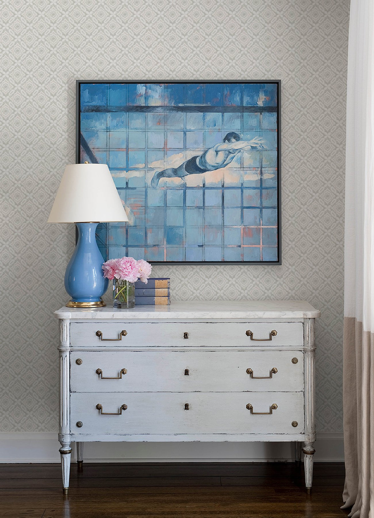 Hugson Damask Wallpaper