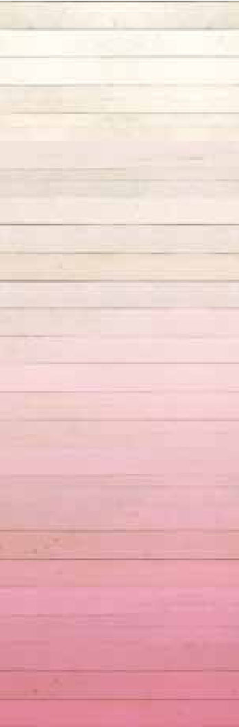 Degrado Pink Ombre Painted Wood Mural