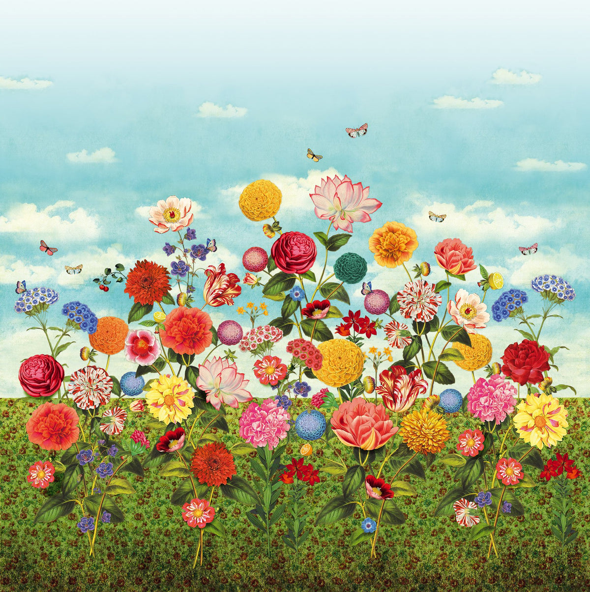 Wild Flowerland Mural