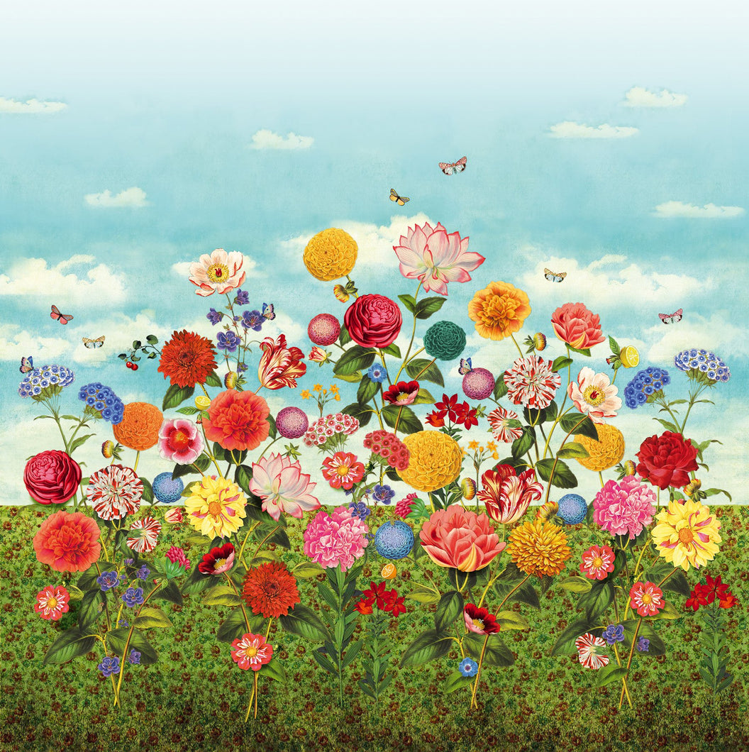 Wild Flowerland Mural