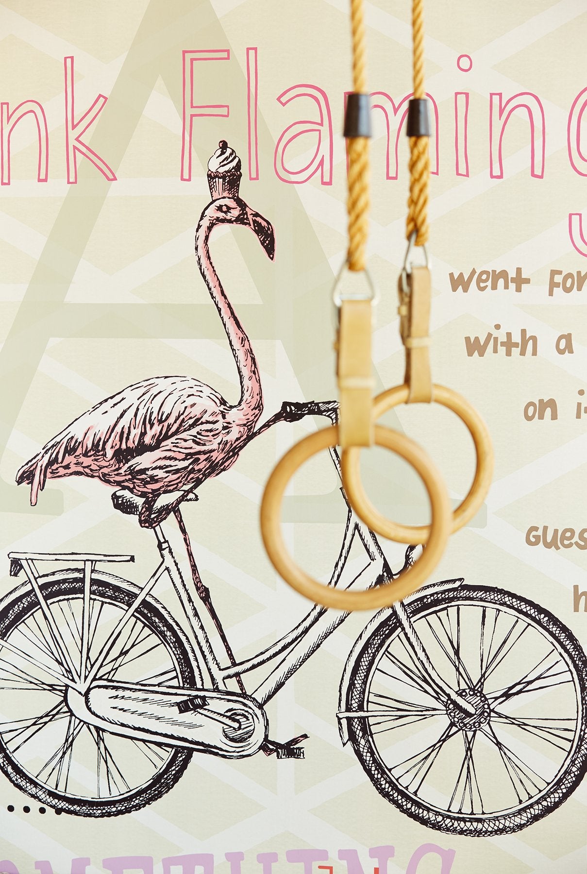 Pink Flamingo' Honey Mural