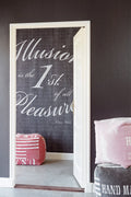 Illusion Black Mural