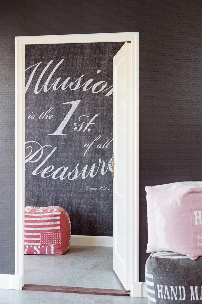 Illusion Black Mural