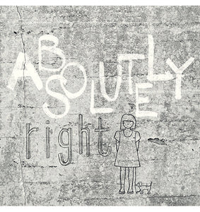 Absolutely Right Light Grey Graphic Mural