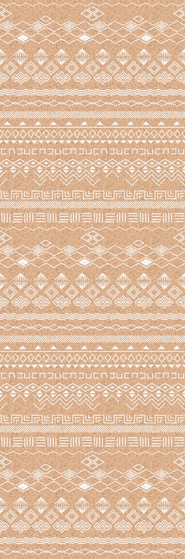 Cork Craft White Wall Mural