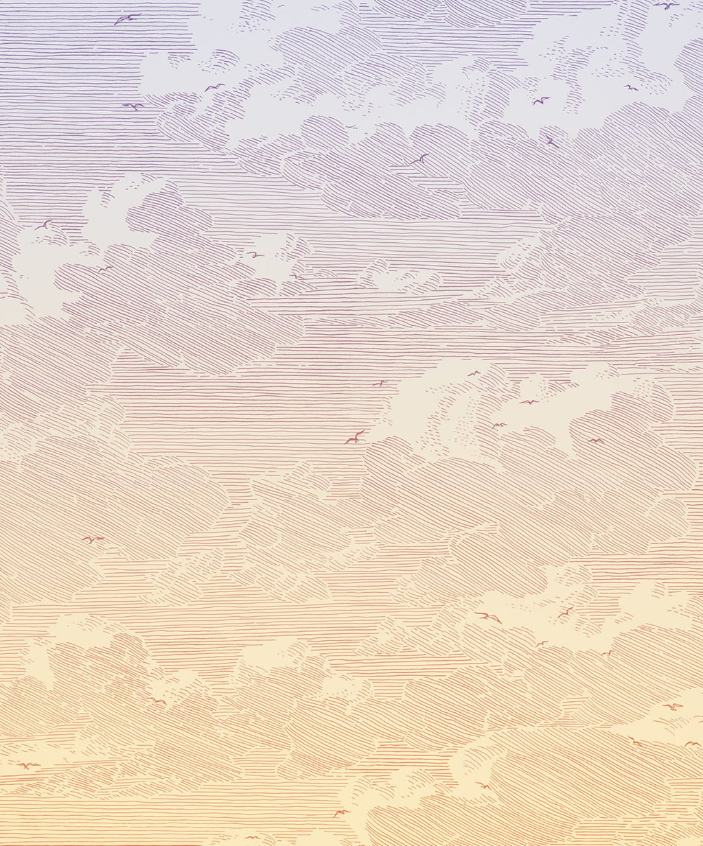 Sunset Wall Mural