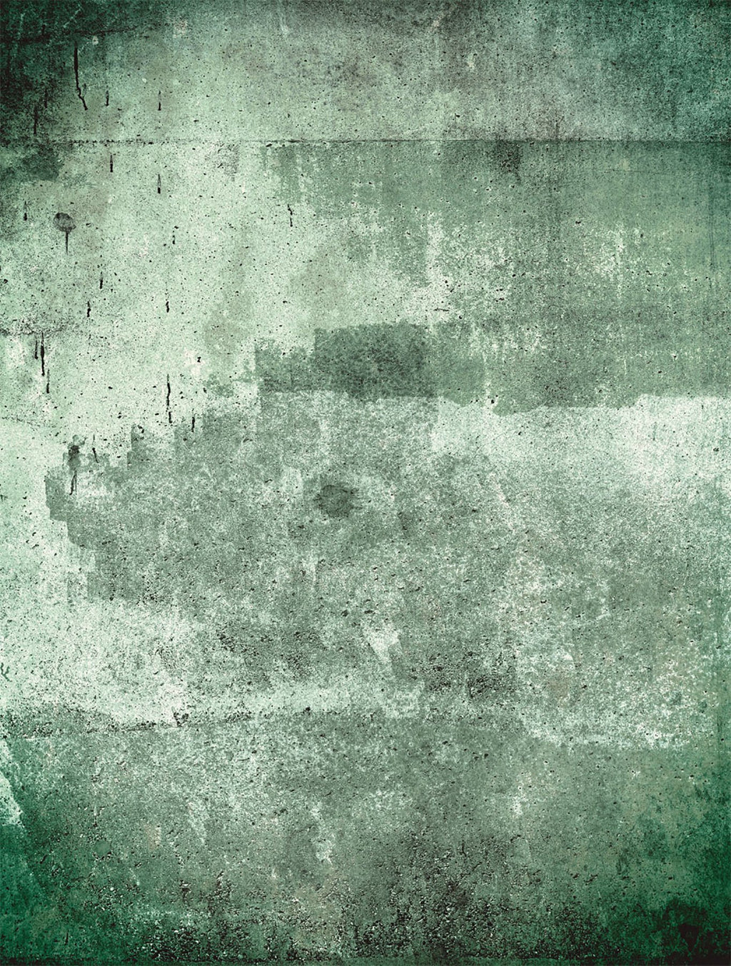 Green Weathered Wall Mural