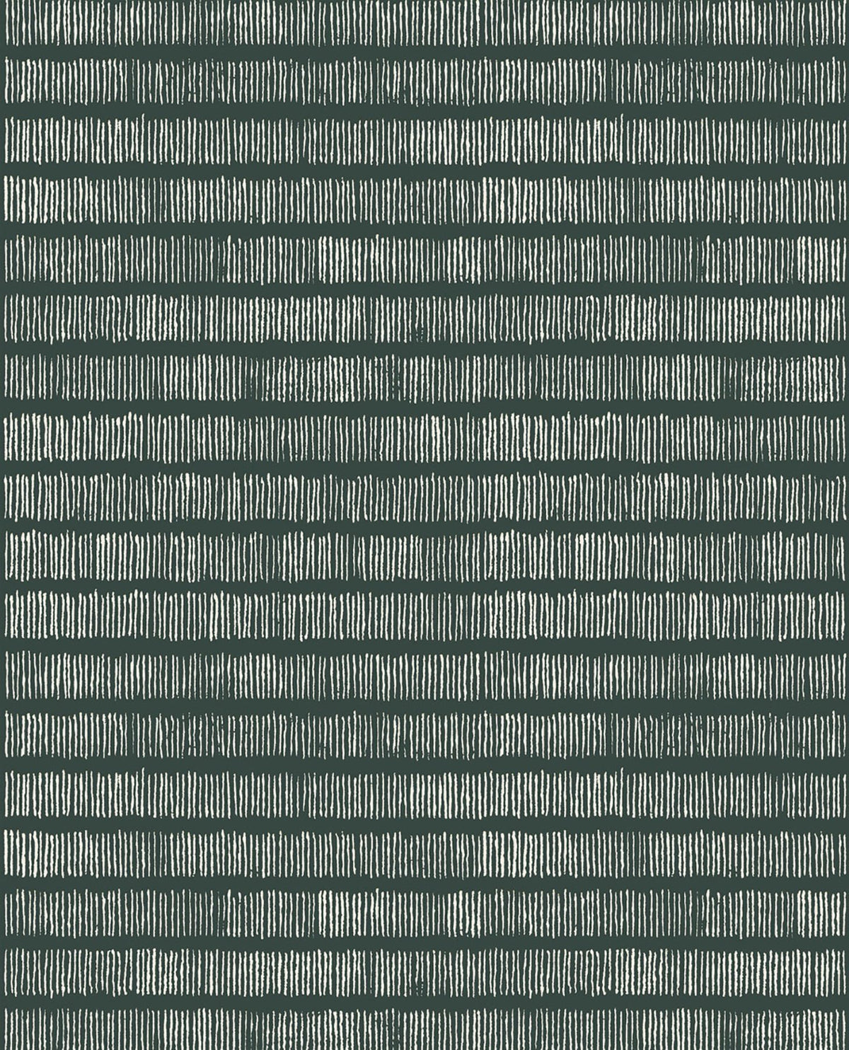 Solemn Lines Dark Green Wall Mural