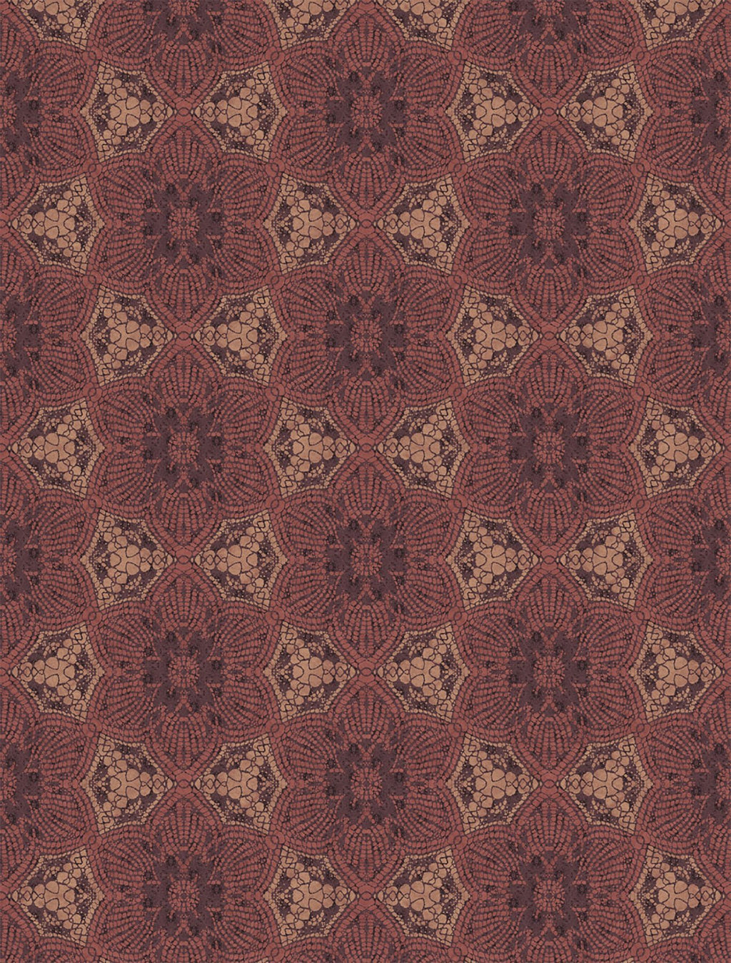 Terra Boho Flower Mural