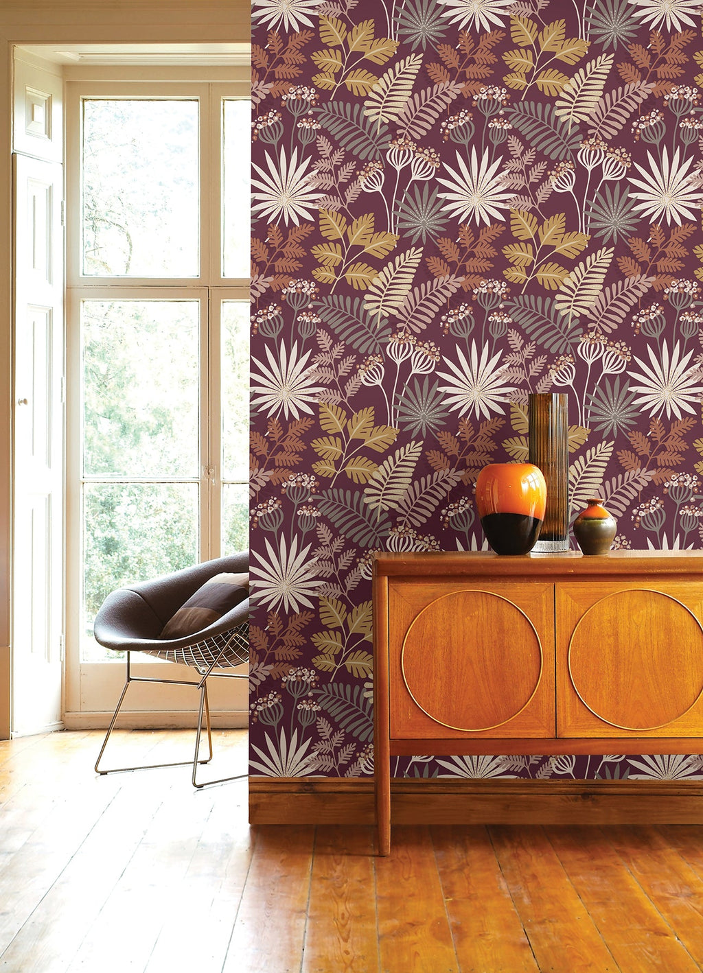 Praslin Botanical Wallpaper