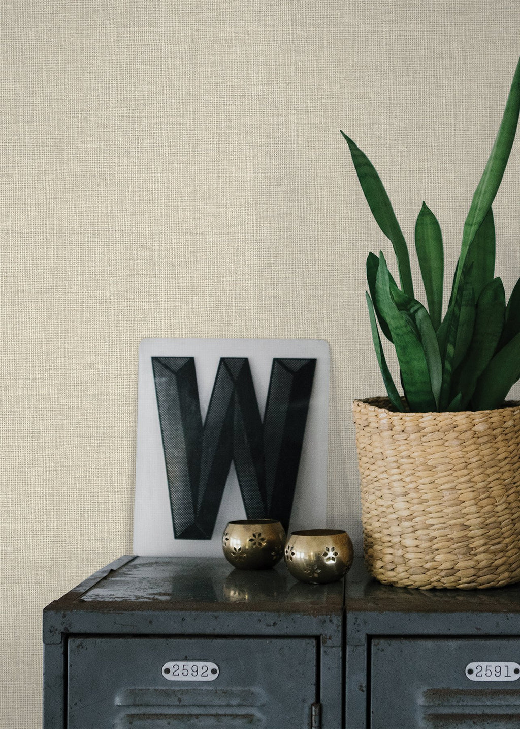 Seaton Linen Texture Wallpaper