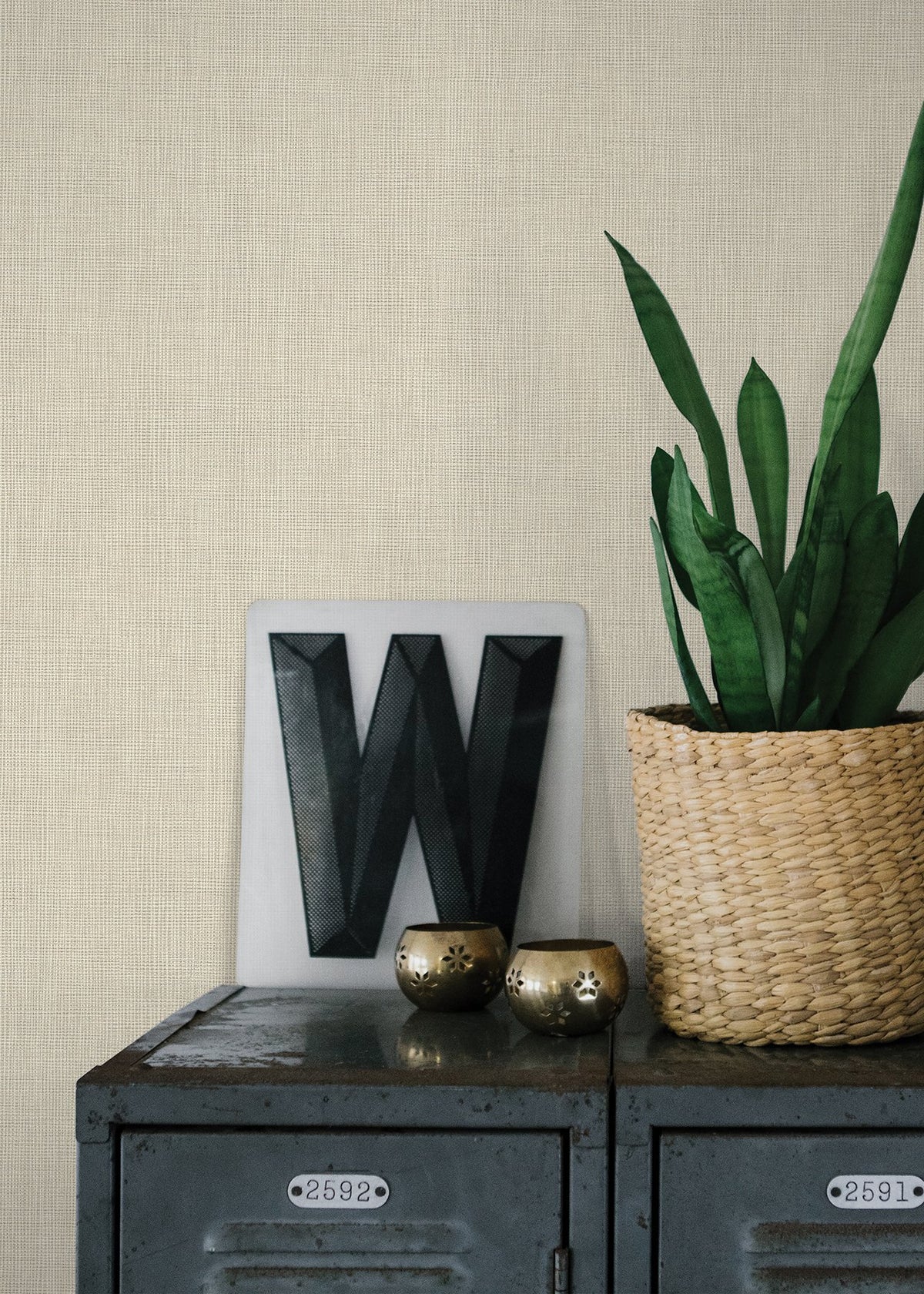 Seaton Linen Texture Wallpaper