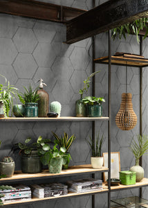 Bascom Stone Hexagon Wallpaper