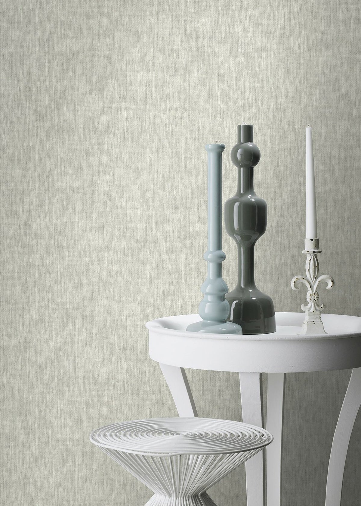 Haast Vertical Woven Texture Wallpaper