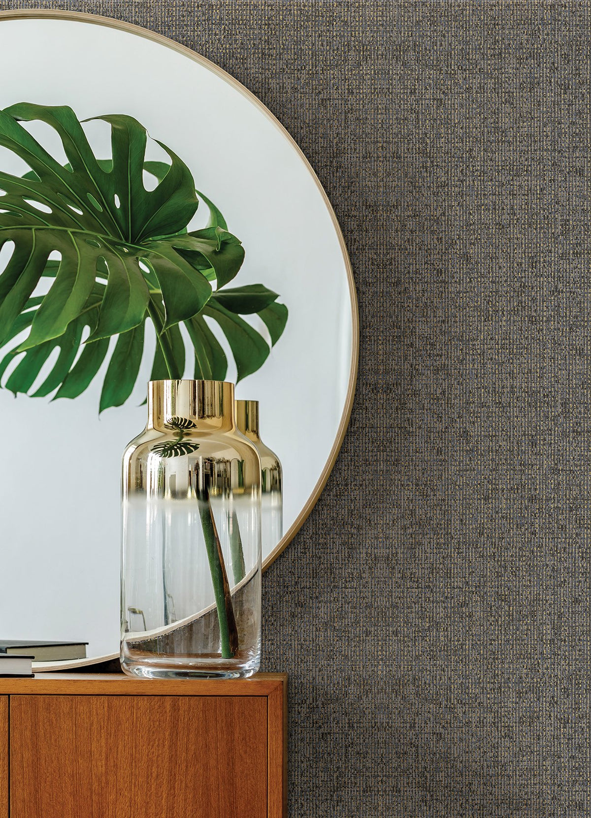 Maia Faux Linen Wallpaper