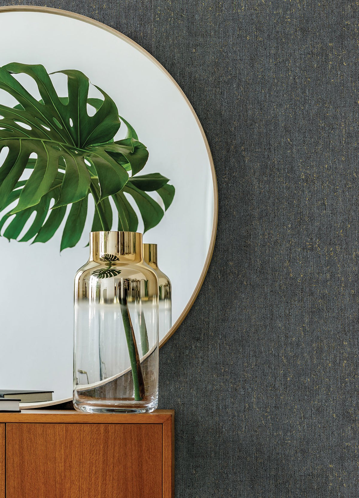 Reuss Faux Fabric Wallpaper