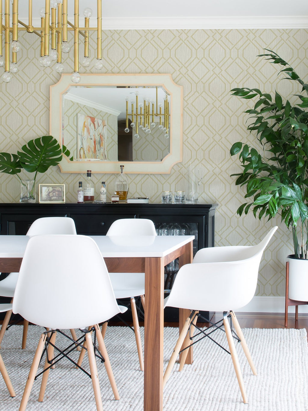 Frege Trellis Wallpaper