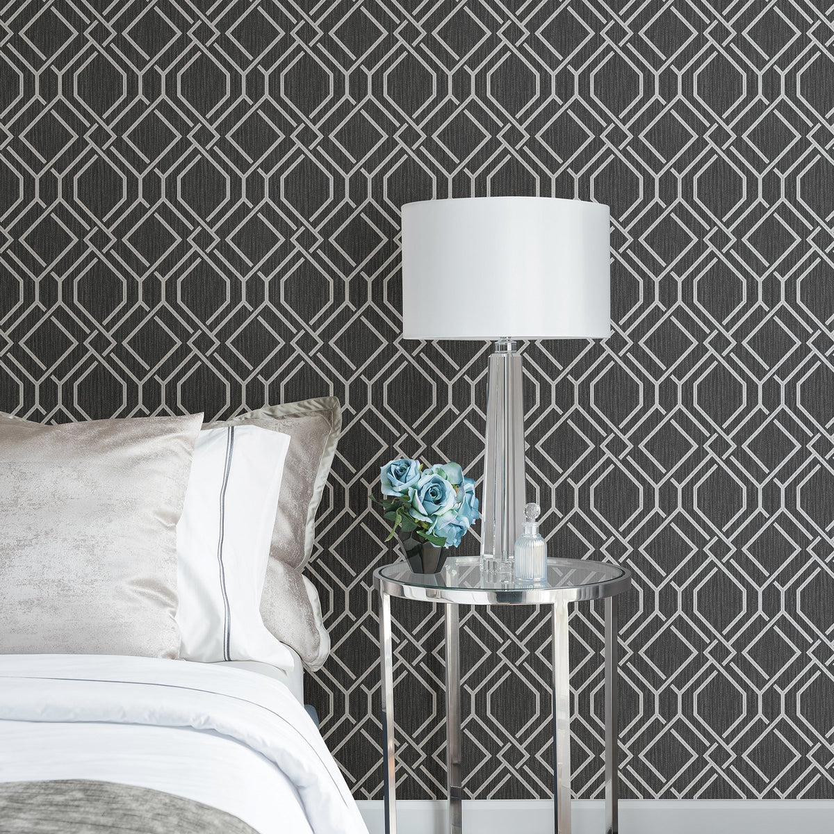 Frege Trellis Wallpaper