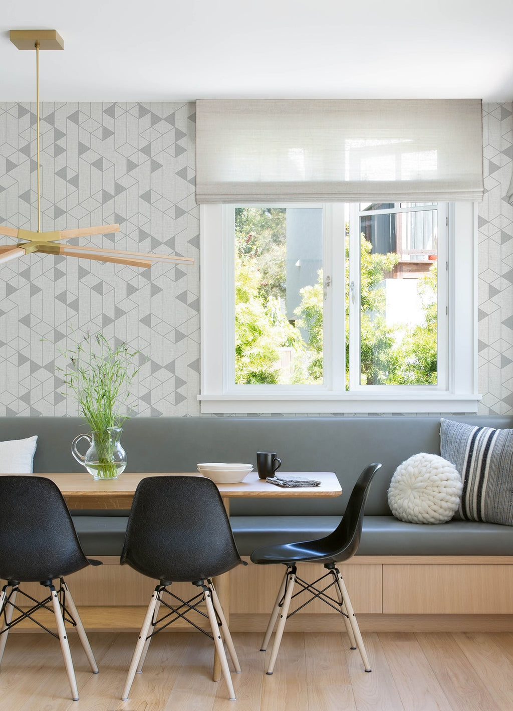 Fairbank Linen Geometric Wallpaper