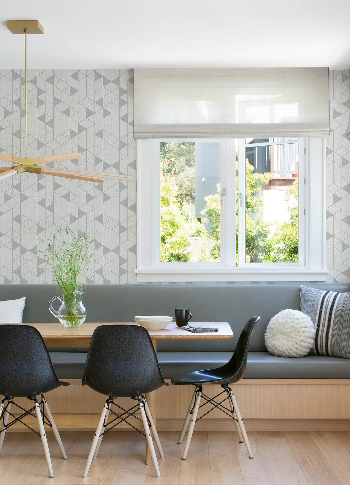 Fairbank Linen Geometric Wallpaper