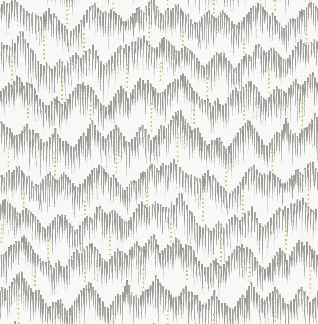 Holmby Brushstroke Zigzag Wallpaper