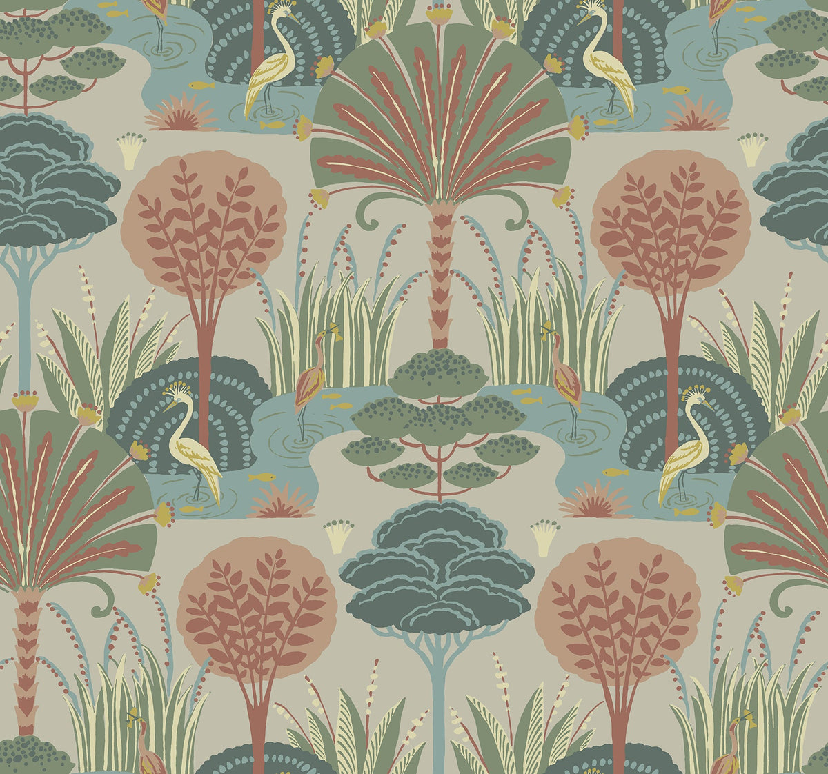 Mandeville Tropical Paradise Wallpaper