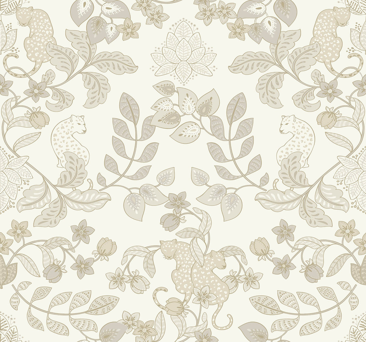 Getty Jungle Damask Wallpaper