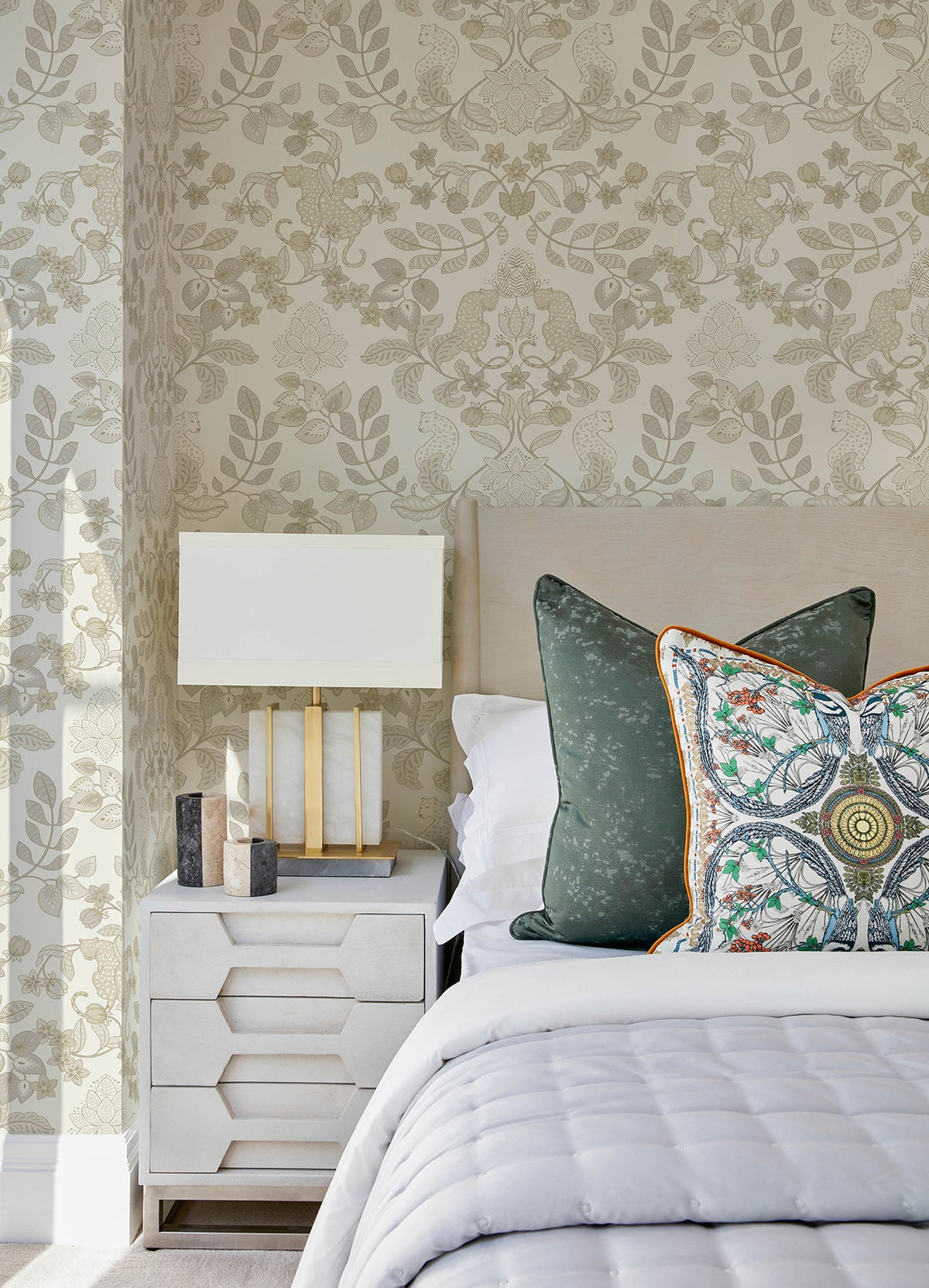 Getty Jungle Damask Wallpaper