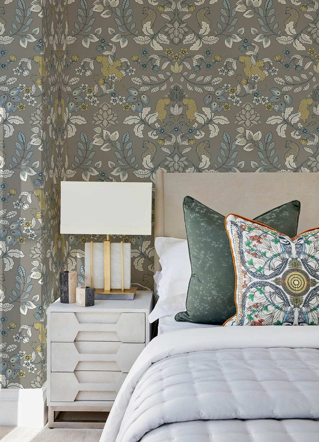 Getty Jungle Damask Wallpaper