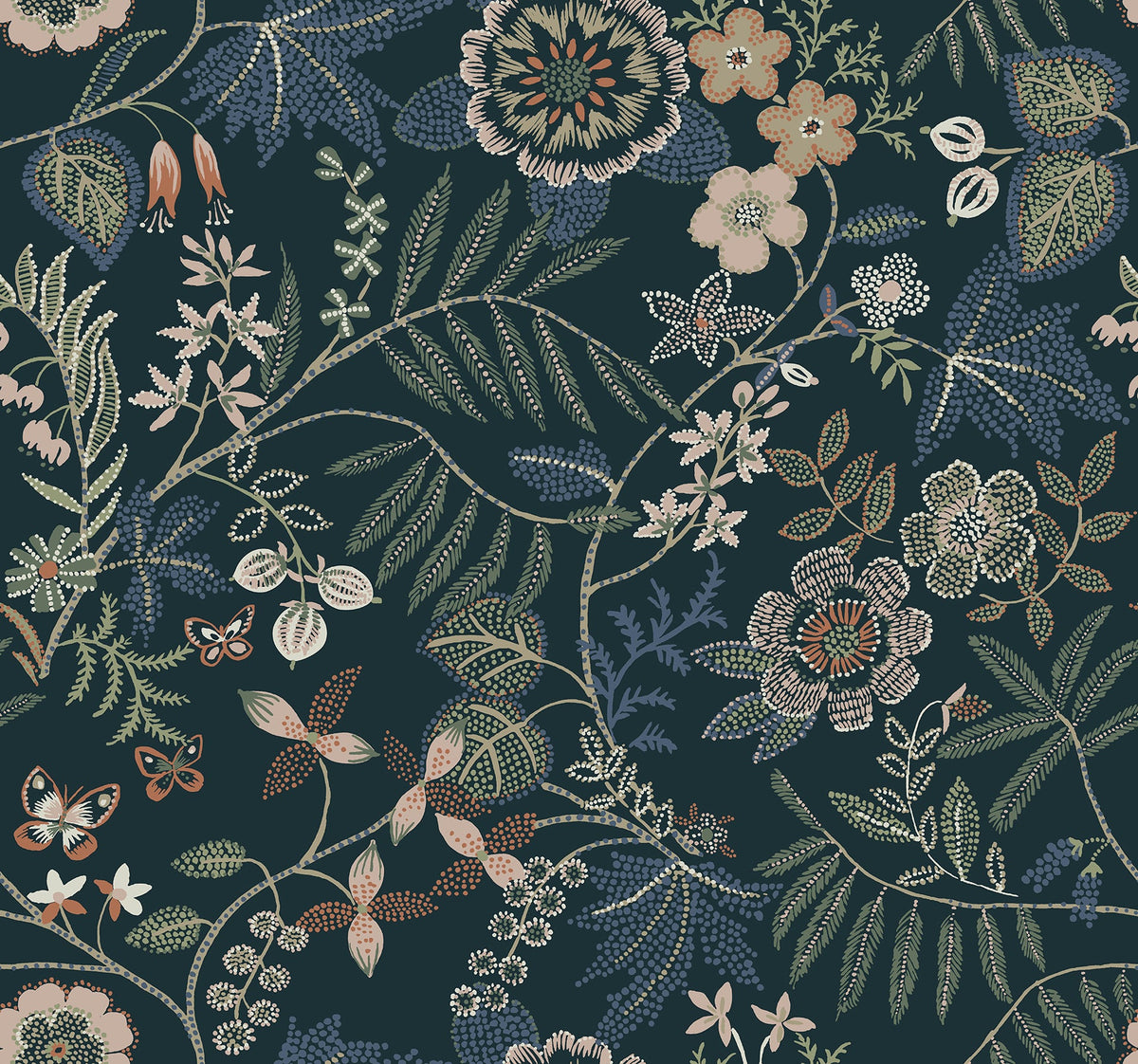 Marilyn Floral Trail Wallpaper