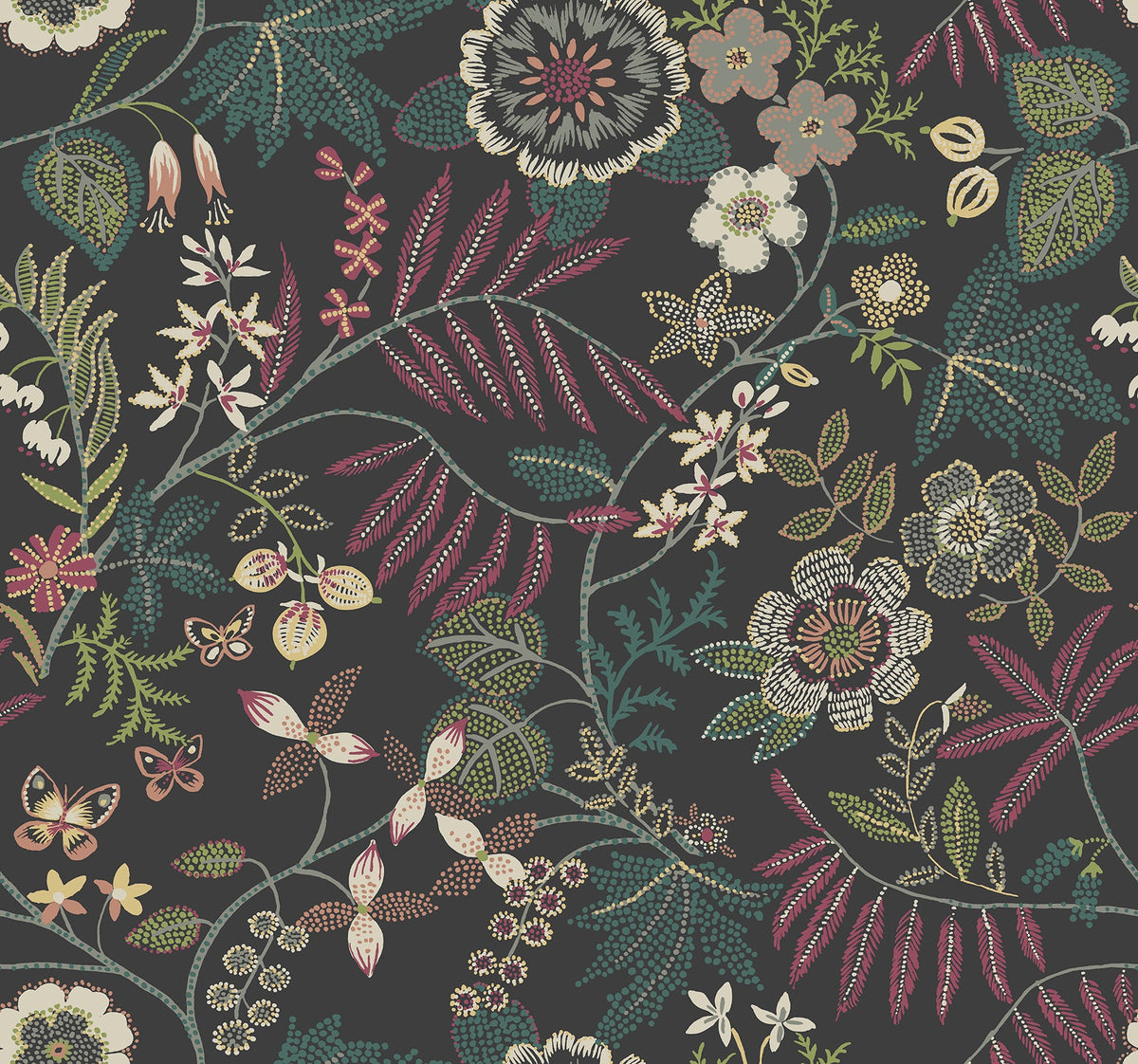 Marilyn Floral Trail Wallpaper