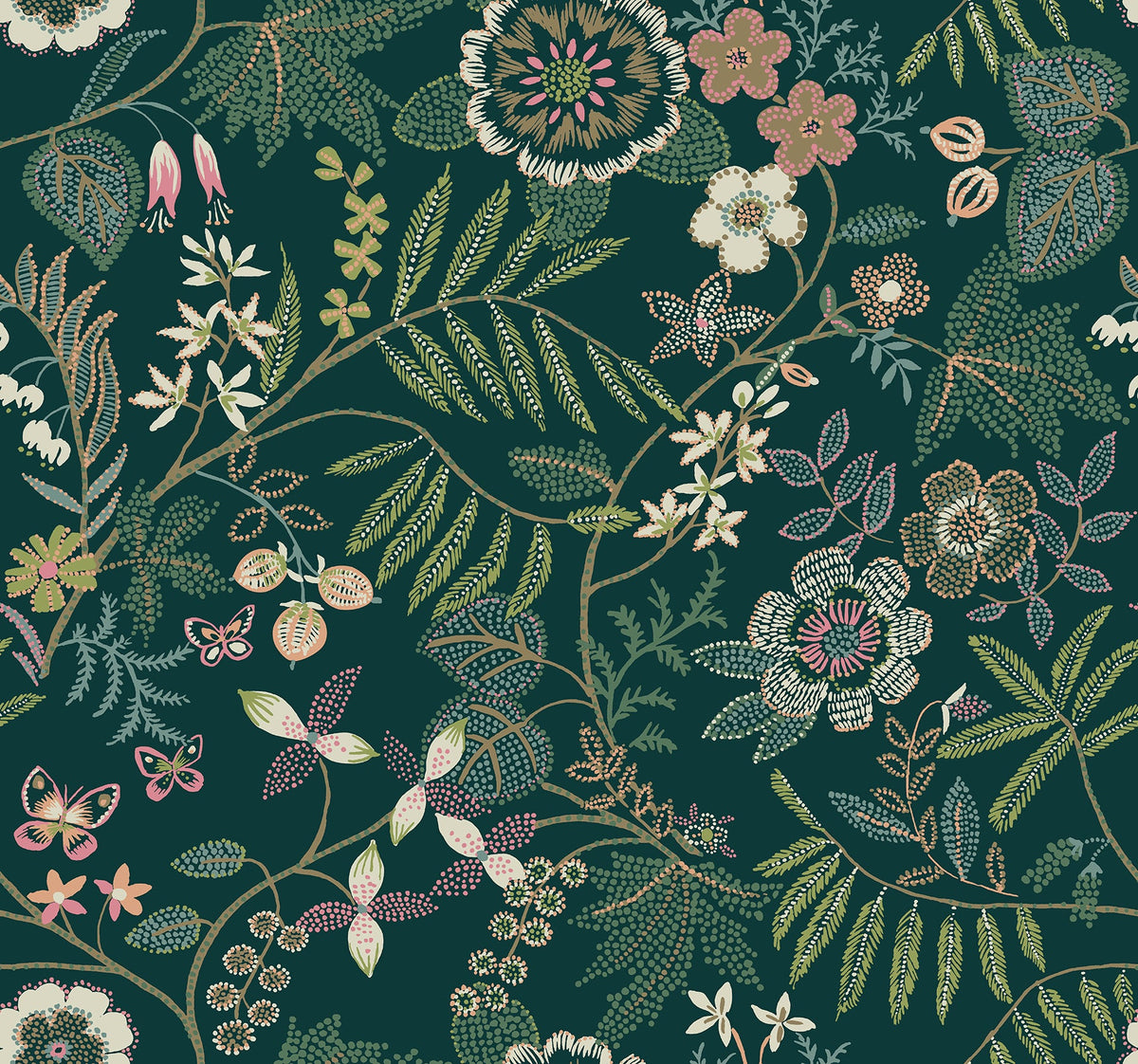 Marilyn Floral Trail Wallpaper
