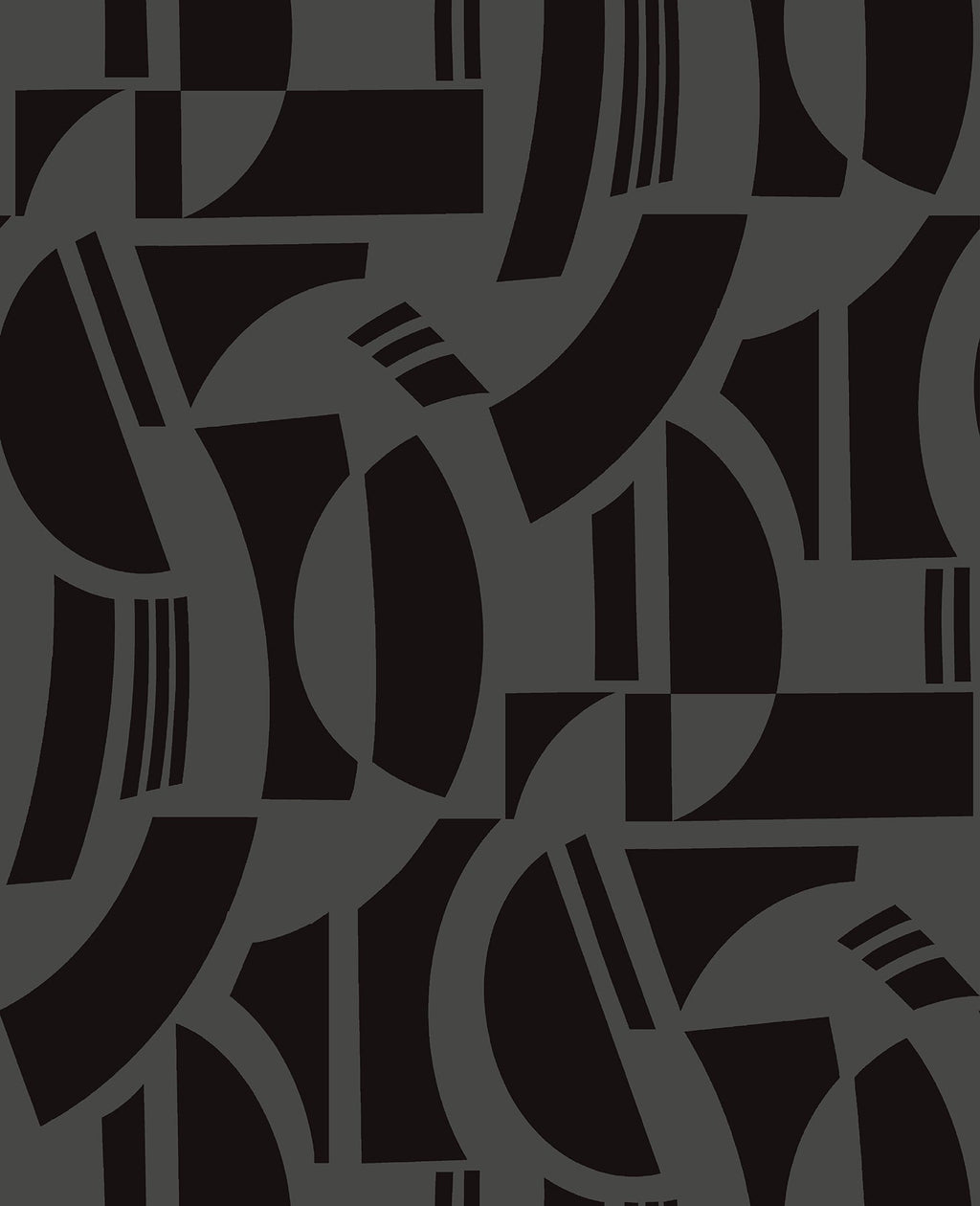 Carter Geometric Flock Wallpaper