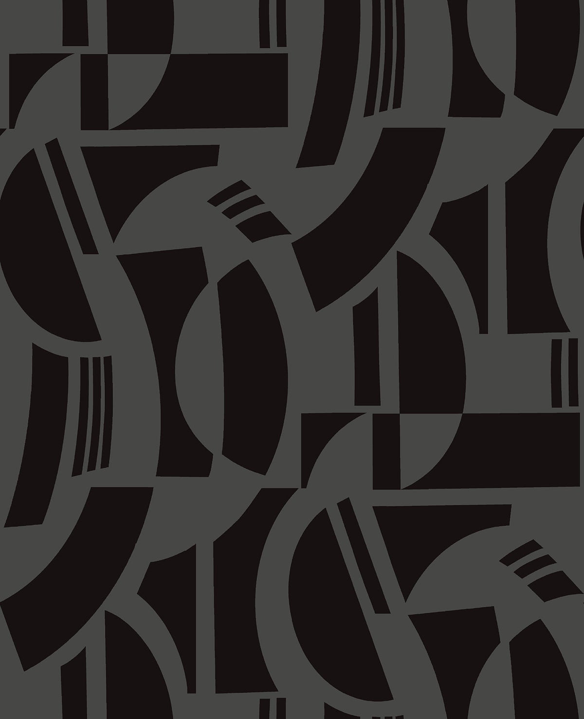 Carter Geometric Flock Wallpaper