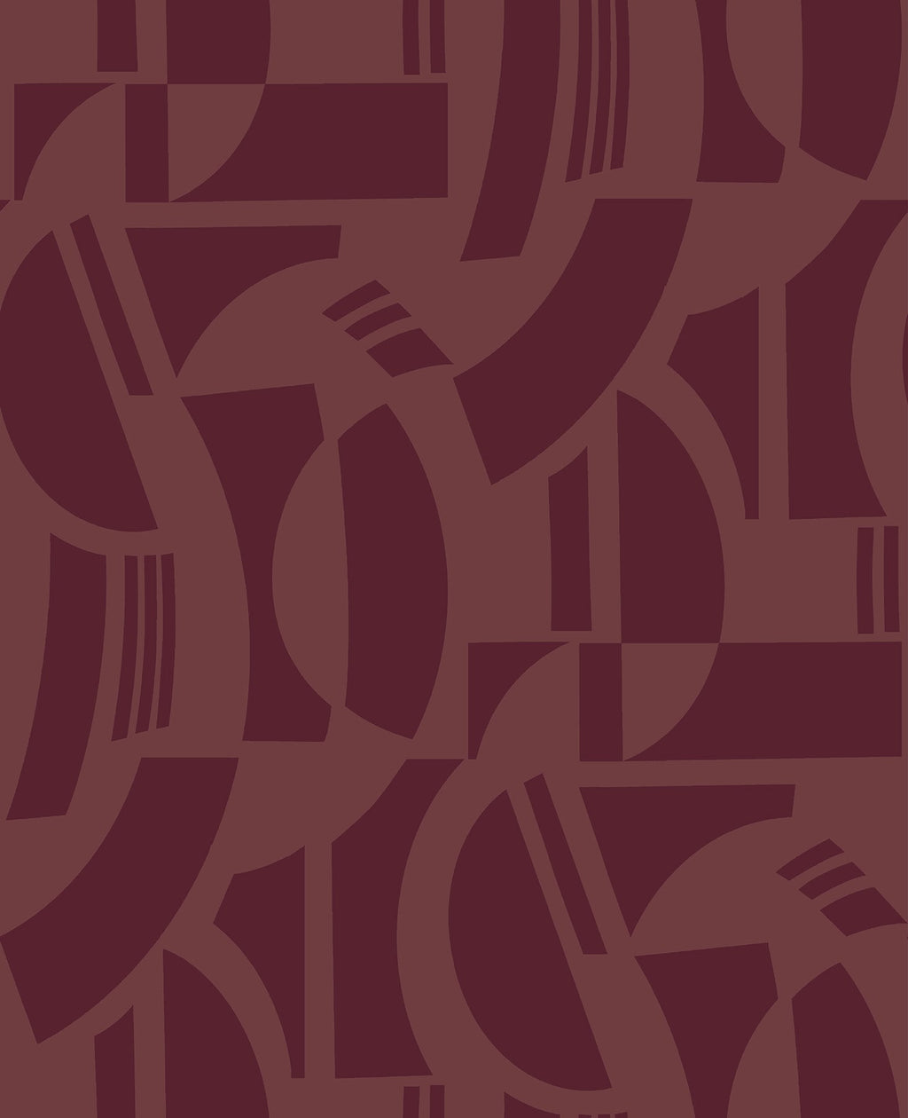 Carter Geometric Flock Wallpaper