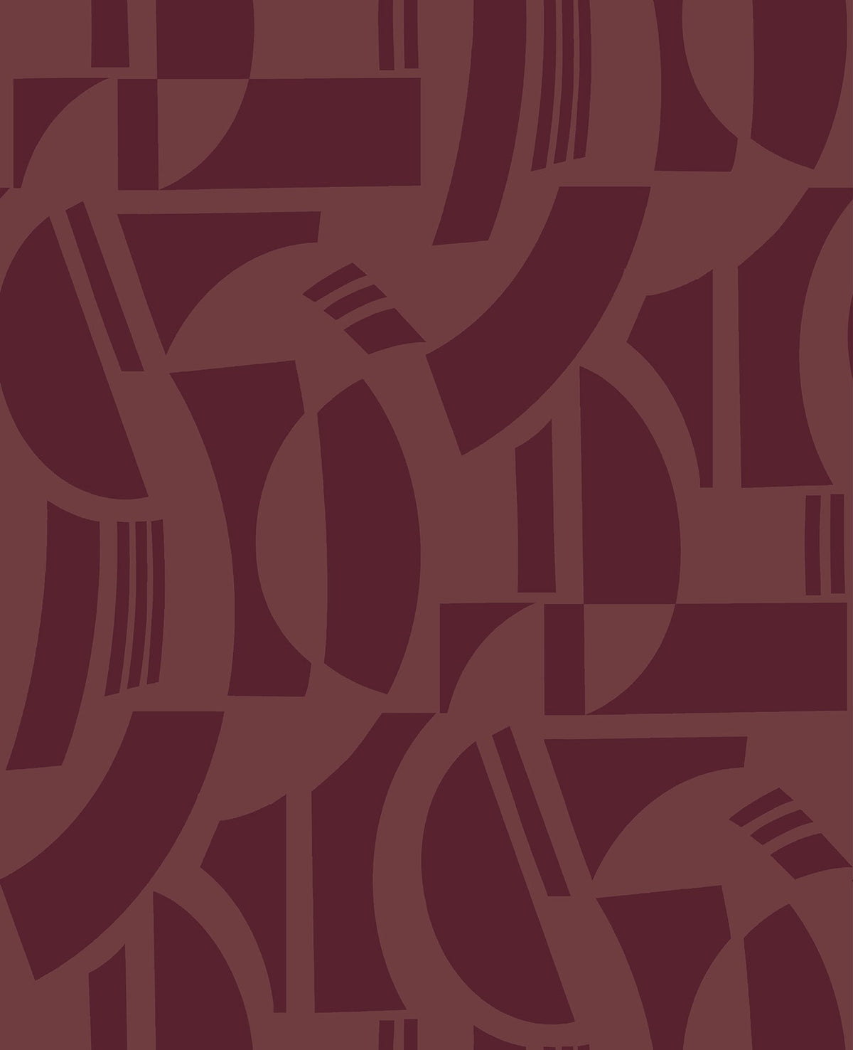 Carter Geometric Flock Wallpaper