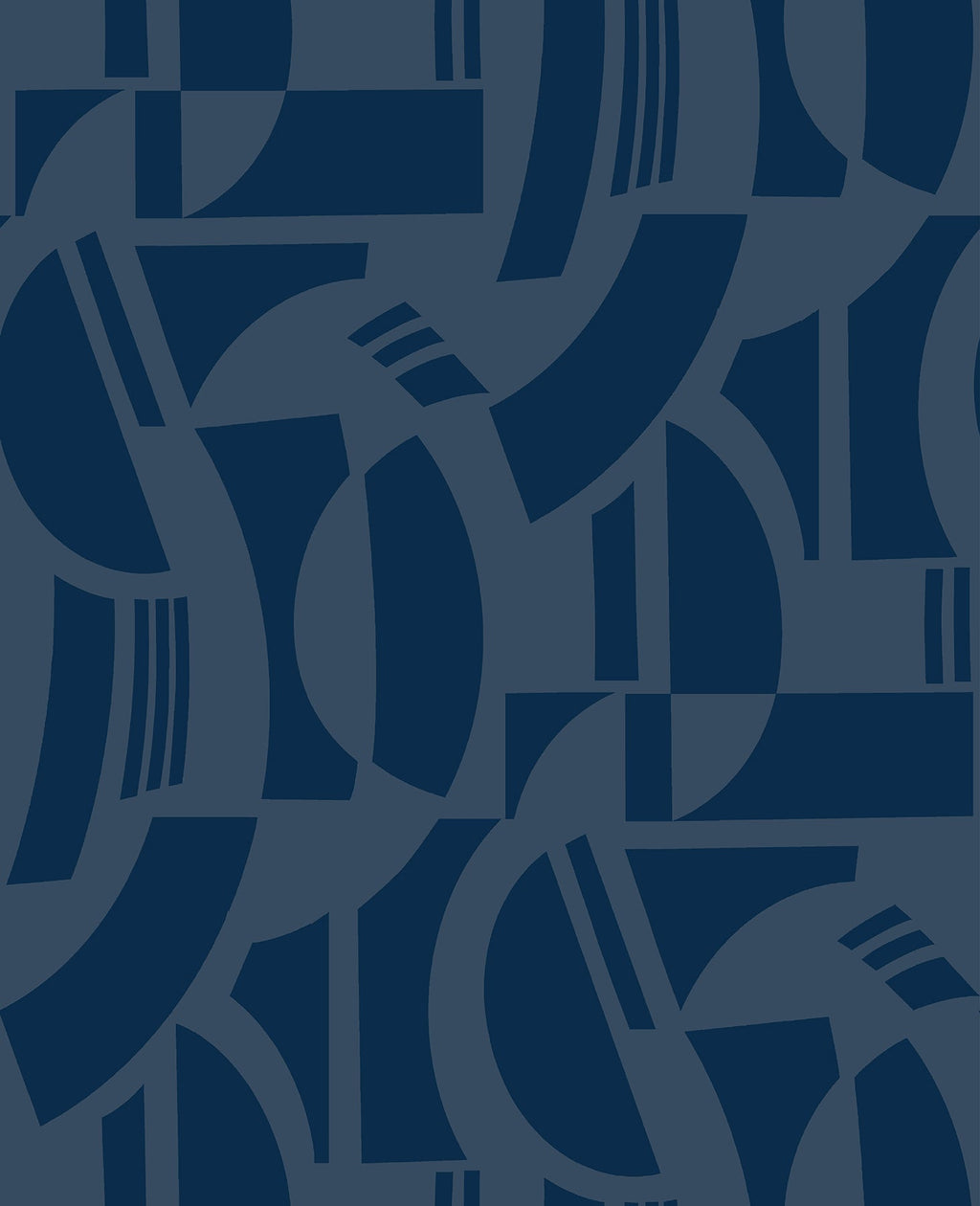 Carter Geometric Flock Wallpaper