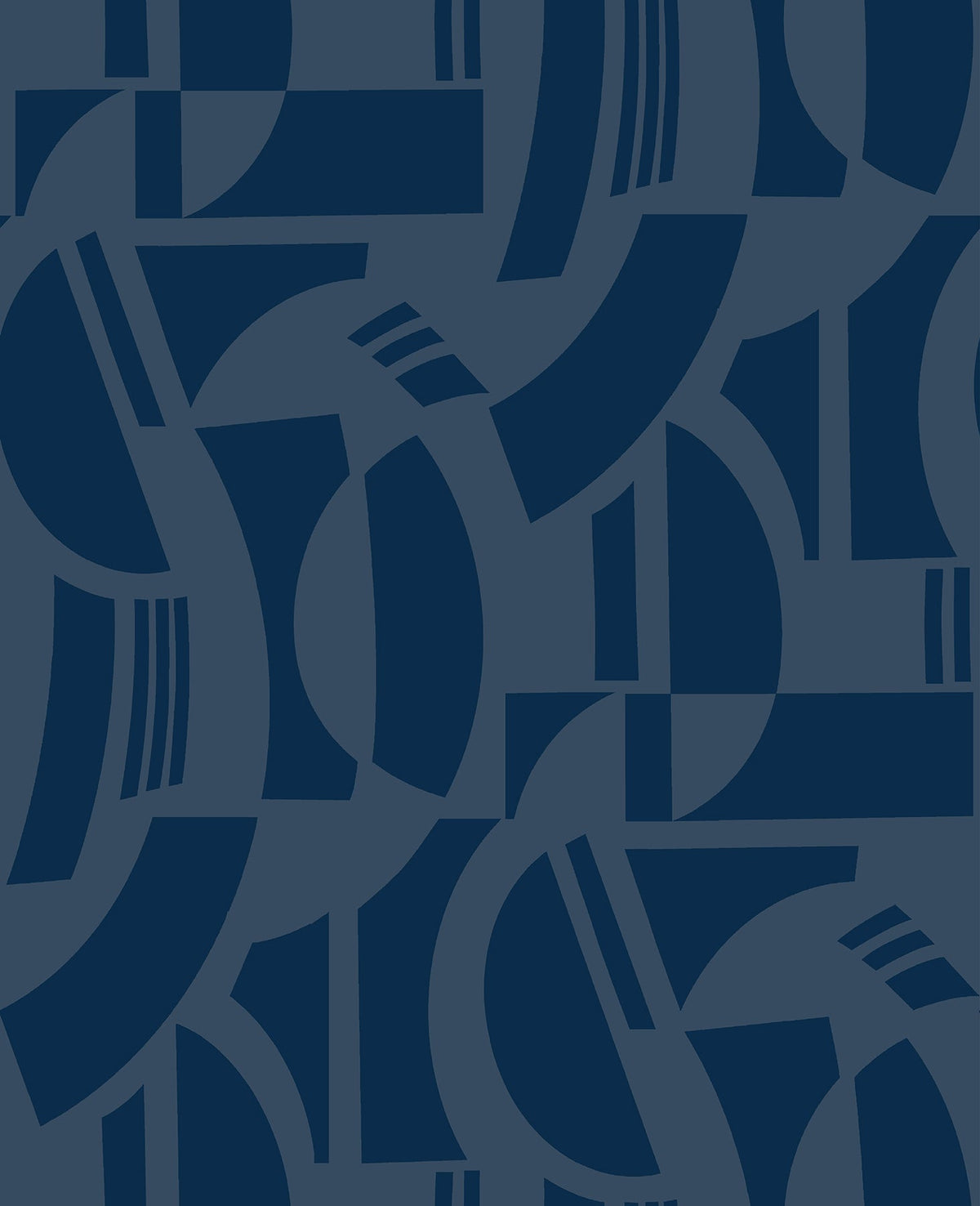 Carter Geometric Flock Wallpaper