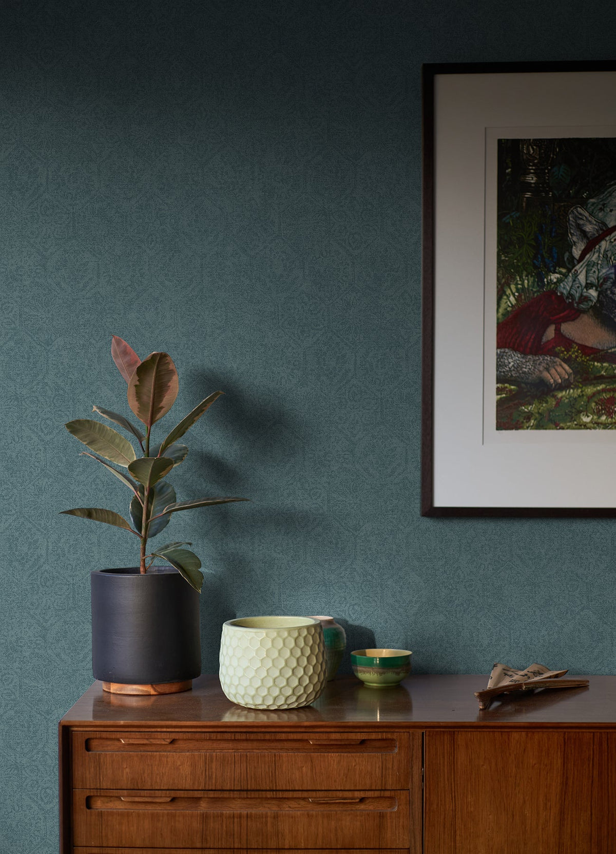 Edsel Geometric Wallpaper