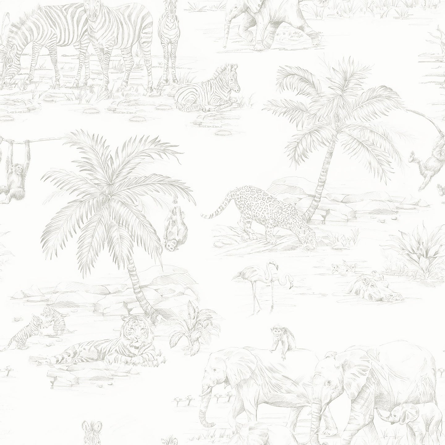Boheme Animals Wallpaper