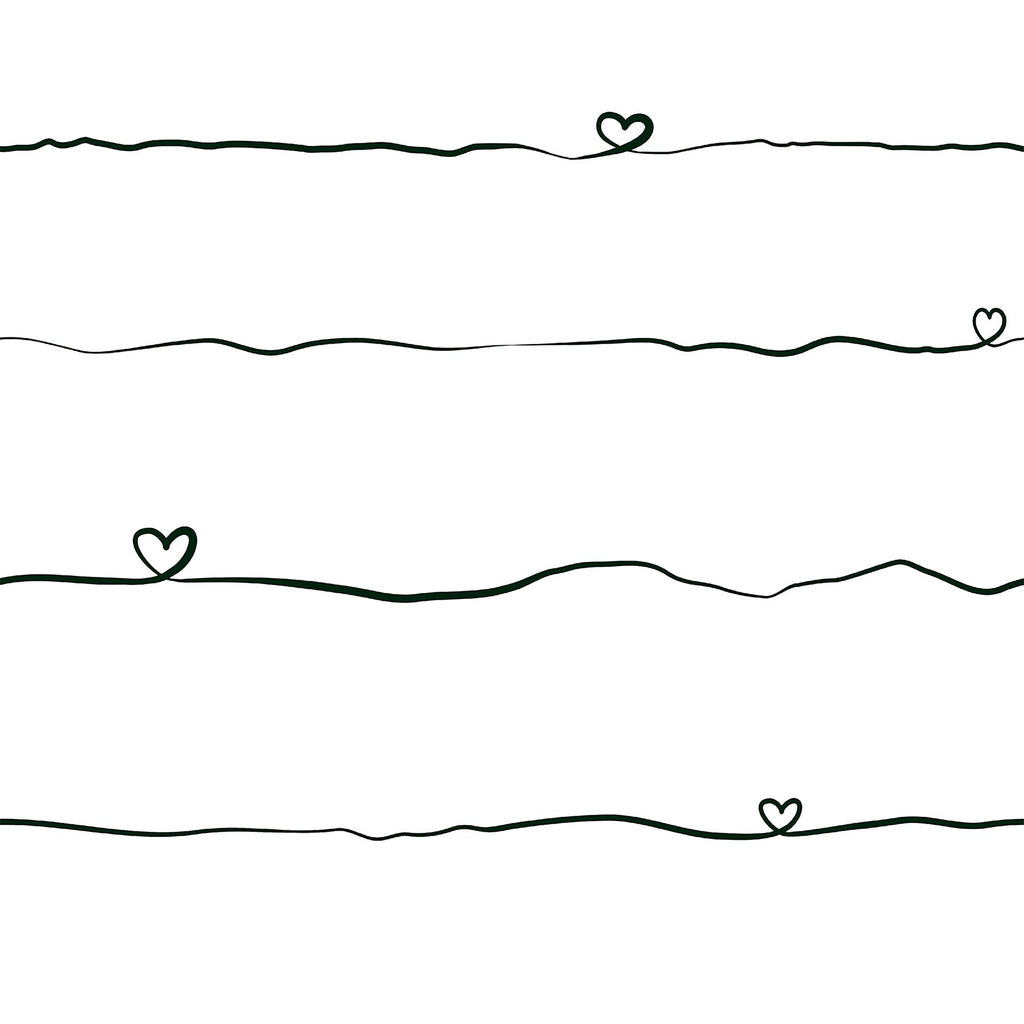 Love & Hearts Script Wallpaper