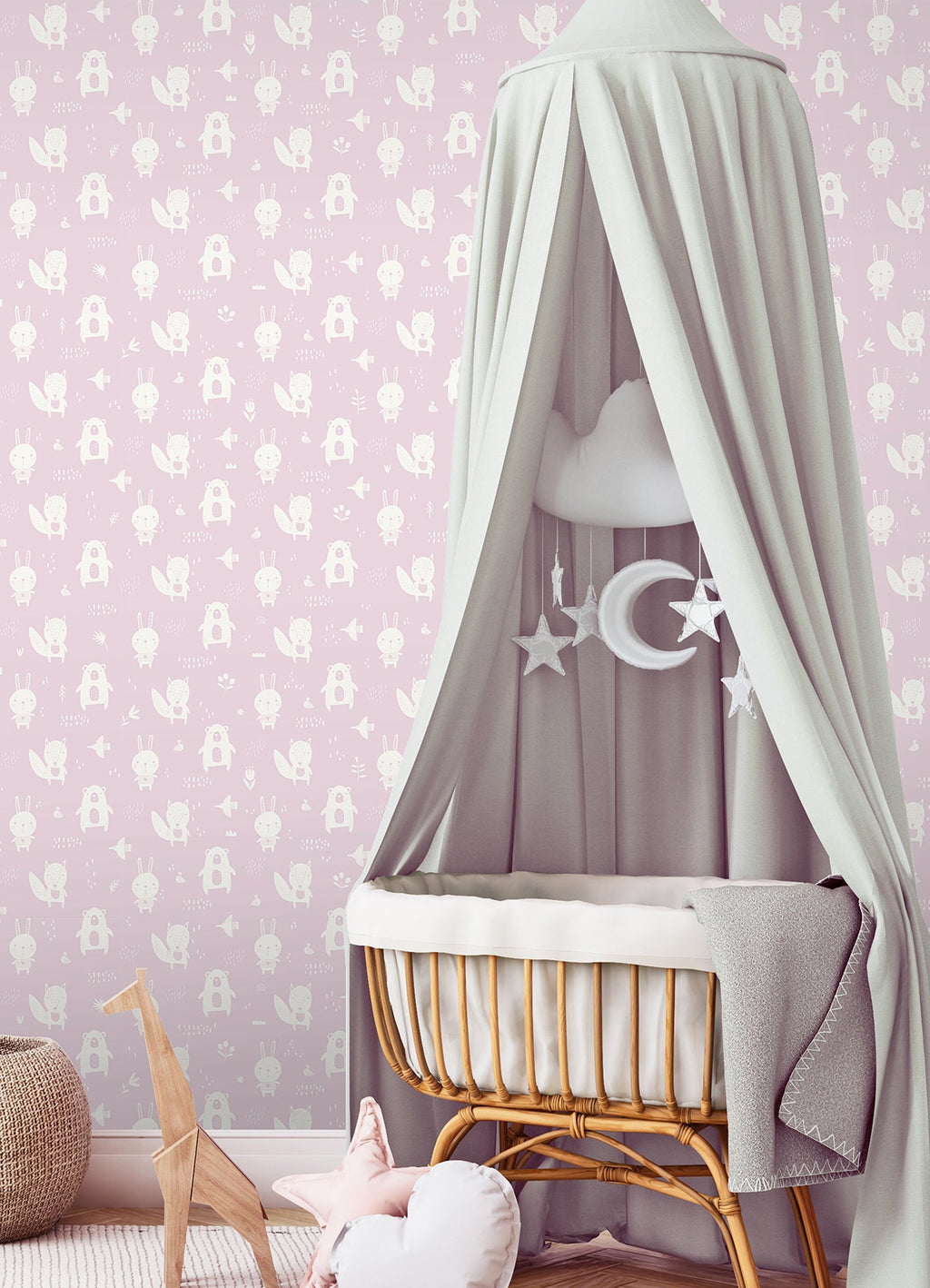 Bitsy Woodland Wallpaper