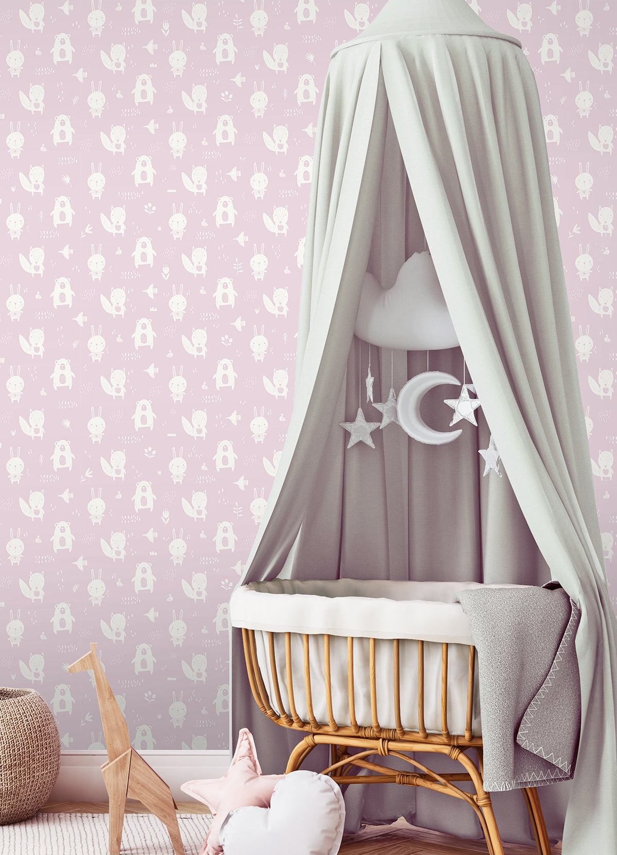 Bitsy Woodland Wallpaper
